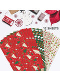 Christmas Wrapping Paper 12 Sheets Snowmen Candy Canes 20x29 for Kids & Adults