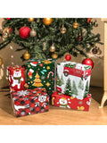 Jumbo Christmas Wrapping Paper Sheets 29x42-Inch Red Green White for Gifts and Party