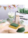 120-Sheet Green Tissue Paper 14x20in for Gifts Crafts & Wrapping