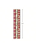 3 Reversible Christmas Wrapping Paper Rolls 120 Sq Ft Snowflakes Snowmen Stripes