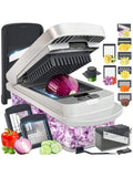 Pro Chopper Mandoline Slicer 8-Blade 10-in-1 Vegetable Cutter with Container