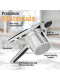 15oz Stainless Steel Potato Ricer Heavy Duty Masher for Perfect Potatoes