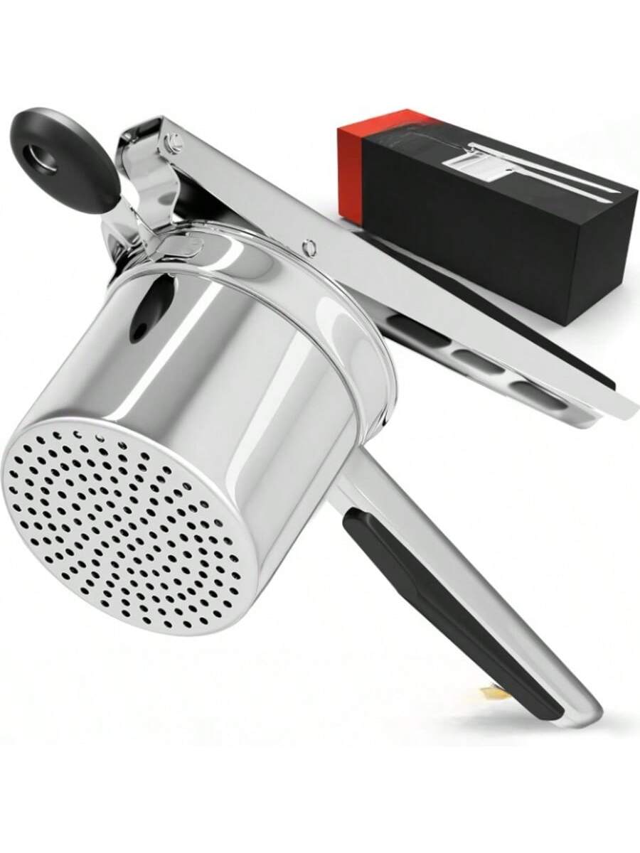 15oz Stainless Steel Potato Ricer Heavy Duty Masher for Perfect Potatoes
