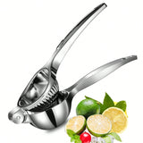 Heavy-Duty Metal Lemon and Lime Squeezer for Manual Juicing and Bar Use