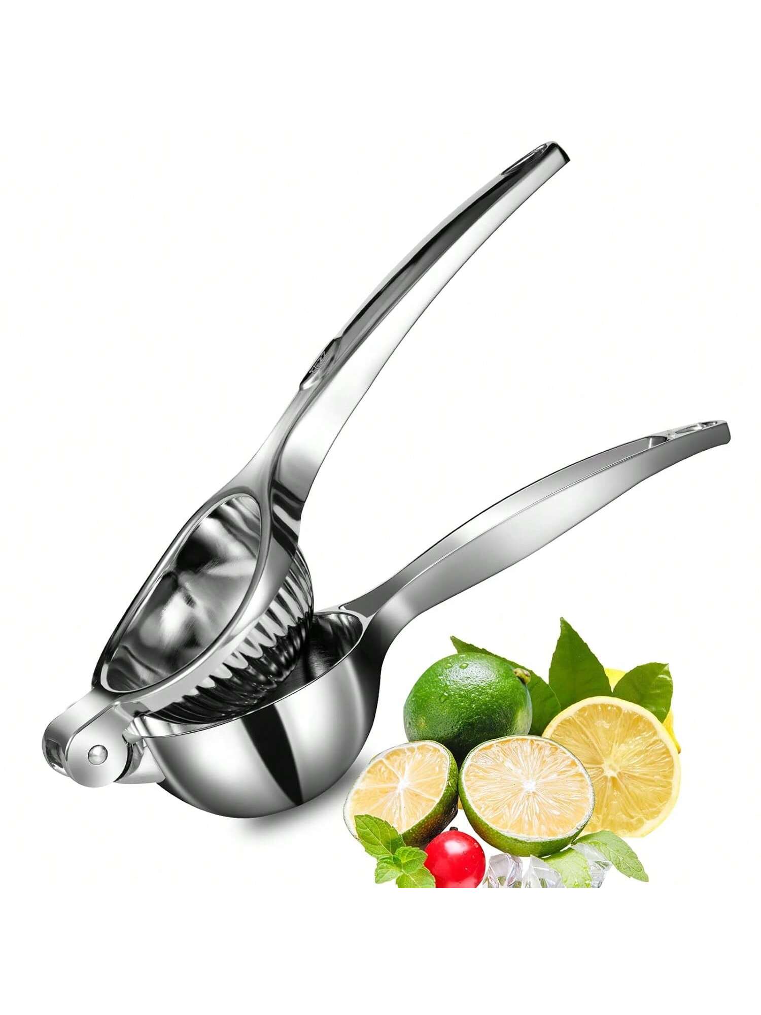 Heavy-Duty Metal Lemon and Lime Squeezer for Manual Juicing and Bar Use