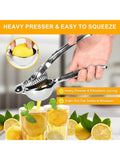 Heavy-Duty Metal Lemon and Lime Squeezer for Manual Juicing and Bar Use