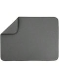 XL Microfiber Dish Drying Mat 18x24in Extra-Large Absorbent Counter Pad Charcoal