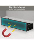 4-Pack Black Magnetic Spice Rack for Fridge or Oven Kitchen Storage
