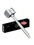 Stainless Steel Meat Tenderizer Mallet Dual-Sided Non-Slip Grip
