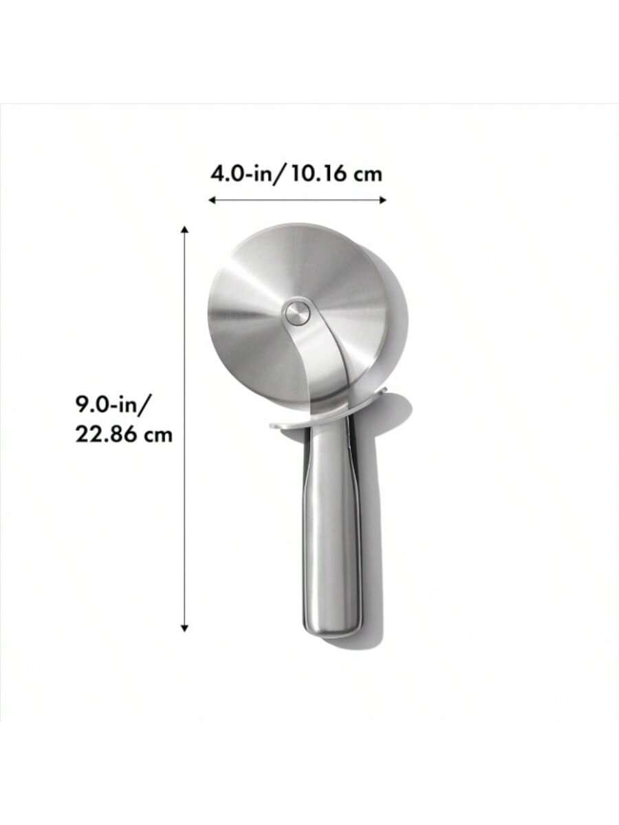 4-Inch Steel Pizza Wheel for Smooth Slicing and Durable Kitchen Use