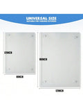 Tempered Glass Cutting Boards Set 12x16 & 12x8 Heat Resistant Non-Slip