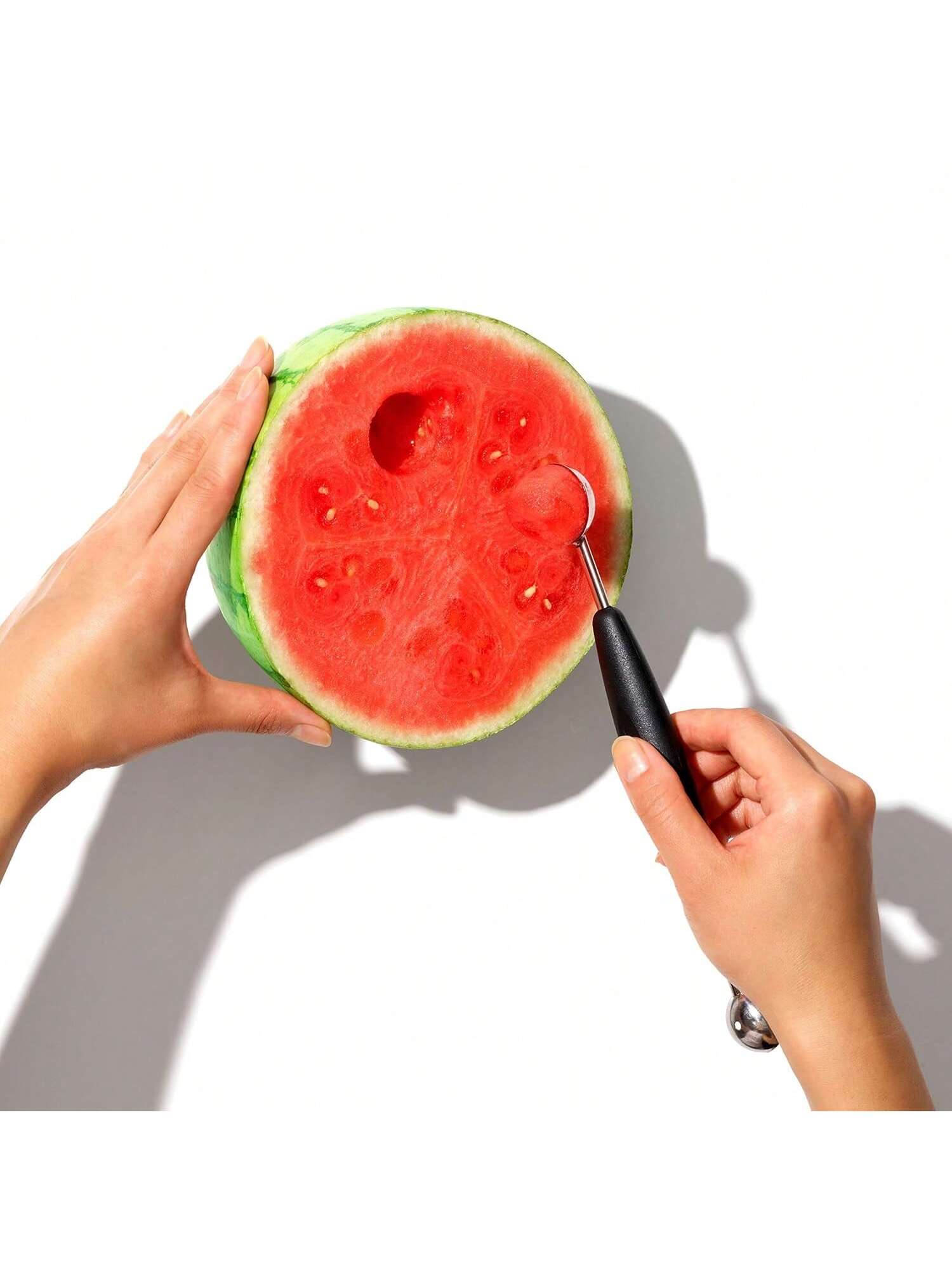 Ergonomic Melon Baller Comfortable Grip Perfect Fruit Scoops