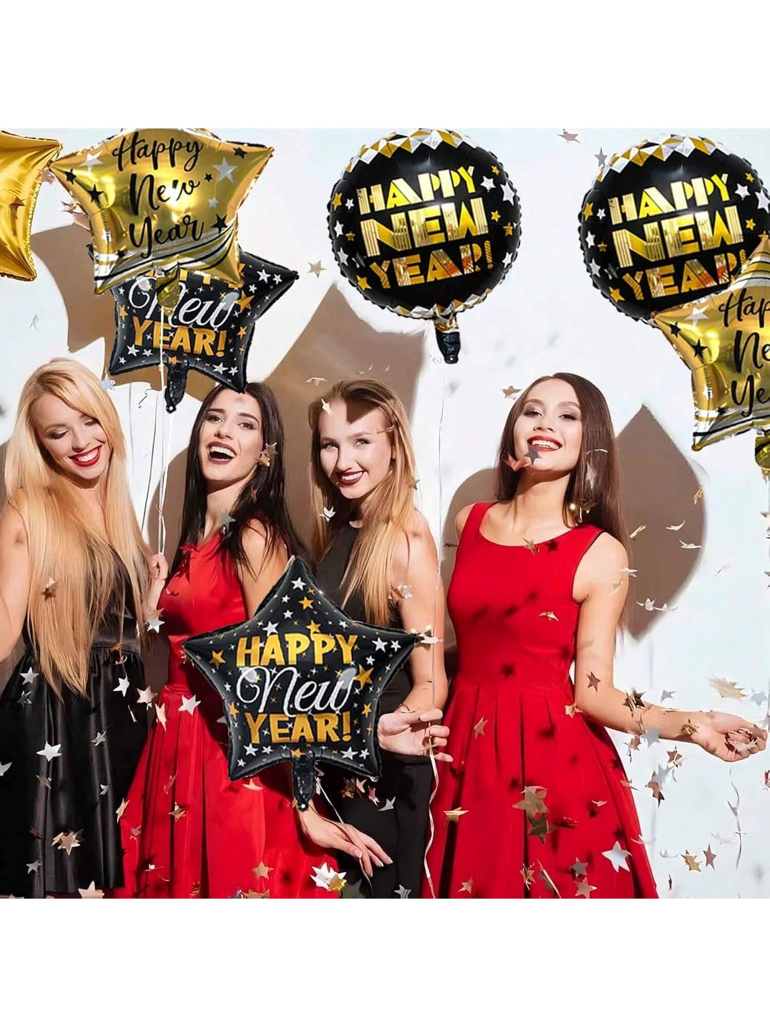 16 Inch Gold 2026 Number Foil Balloon for New Year Party