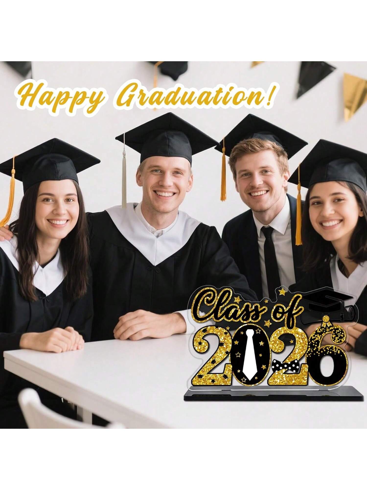 2026 Graduation Gifts Acrylic Plaque Centerpieces Favors Table Decor for Grads