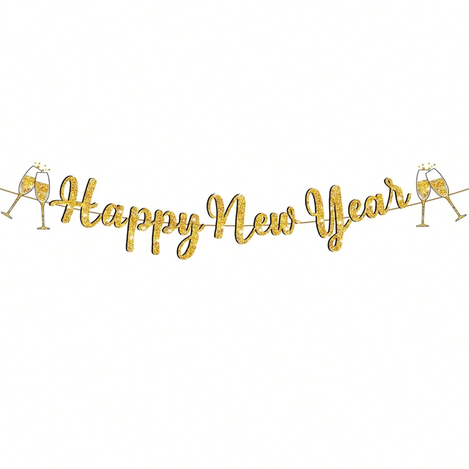 Happy New Year 2026 Banner for Parties, Events, and Photo Backdrops
