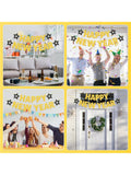 Gold Glitter Happy New Year 2026 Banner Holiday Party Celebration Decor