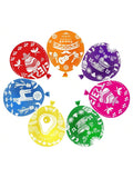 36PCS Mexican-Themed Latex Balloons with Fiesta Foil Party Decorations