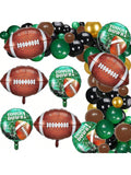 104pcs Football Party Balloon Garland Green and Gold Sports Decor