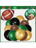 104pcs Football Party Balloon Garland Green and Gold Sports Decor