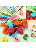 45pcs Hawaiian Tiki Balloons Kit 12 Inch Tropical Luau Party Decorations