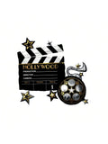 Holly-Wood Film Clapboard 30in Foil Balloon Movie Birthday Party Decor