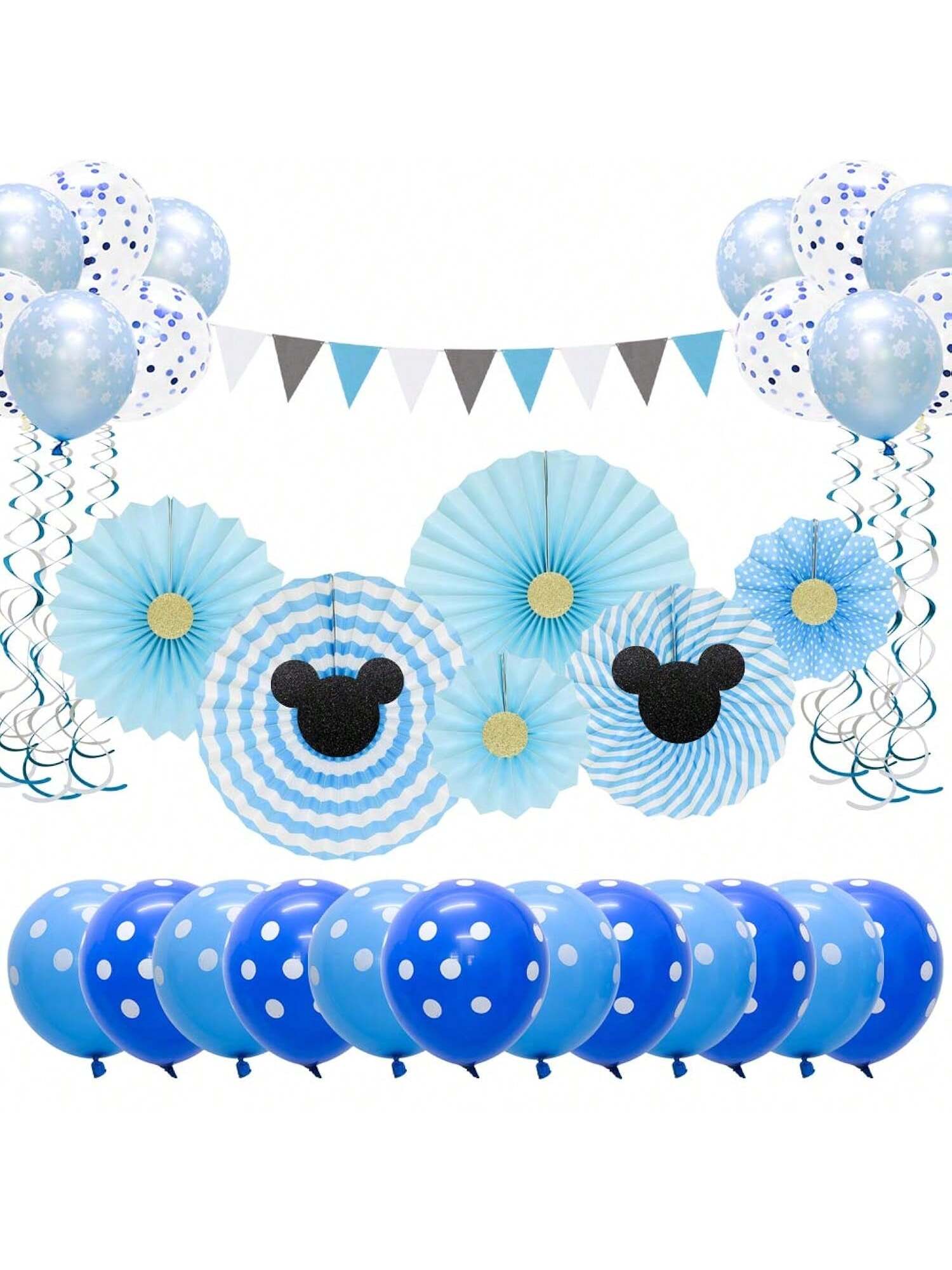 Blue Baby Shower and Birthday Party Decorations for Boys and Classrooms