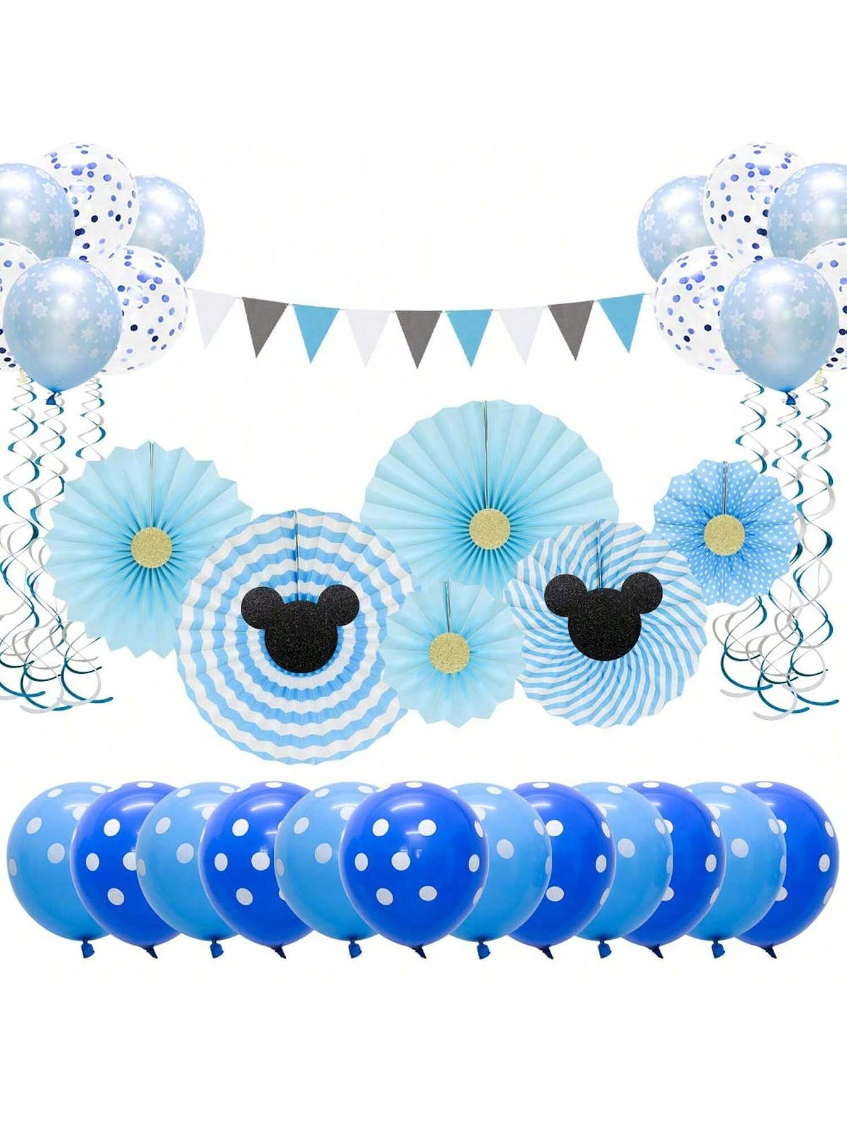 Blue Baby Shower and Birthday Party Decorations for Boys and Classrooms