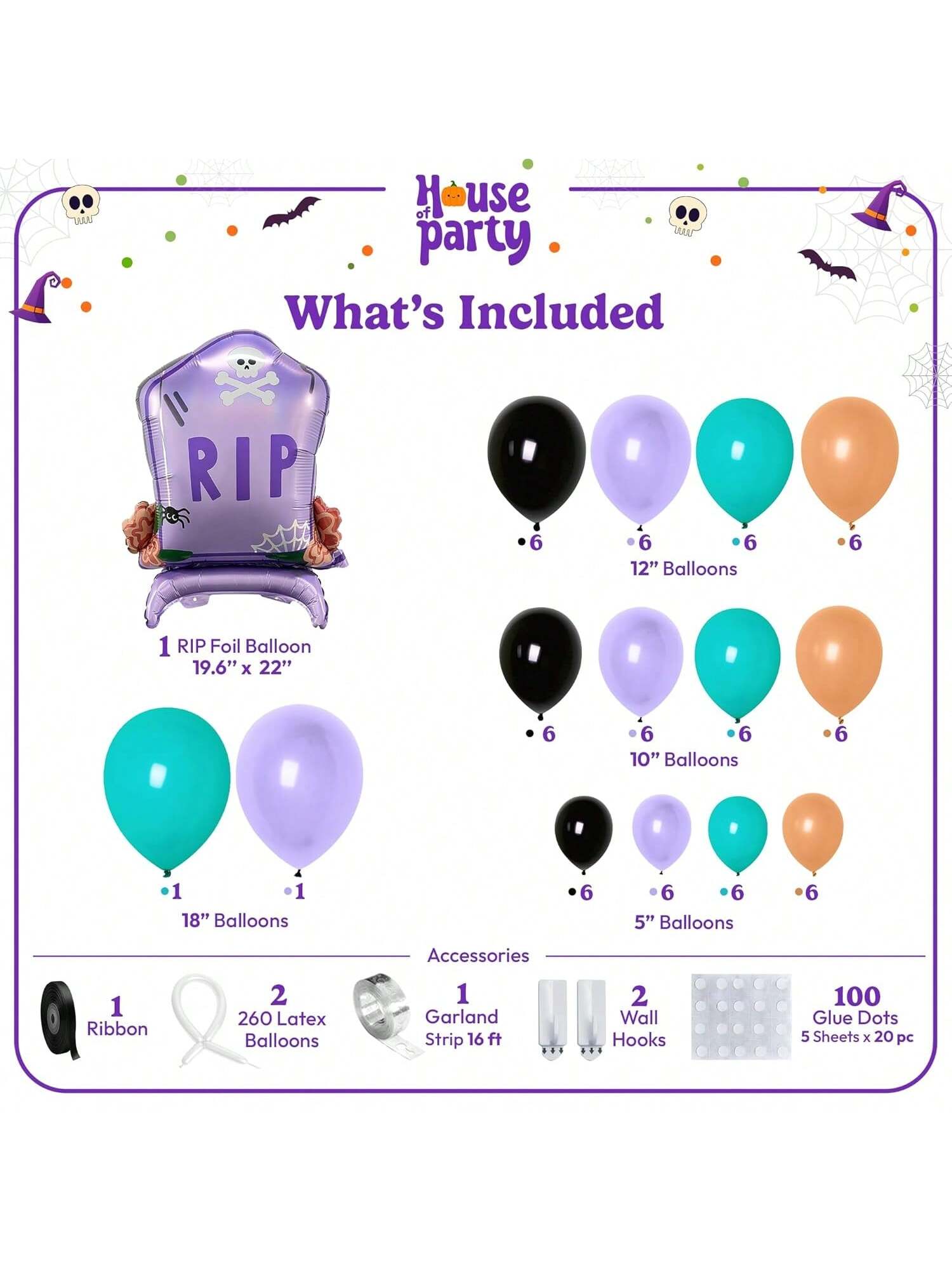 Of Party Balloons (Purple Gravestone),
