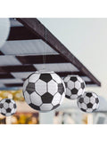 5-Pack 10-Inch Soccer Paper Lanterns for Sports Themed Birthday Parties