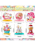 10PCS Candyland Honeycomb Table Centerpieces Birthday Baby Shower Decor