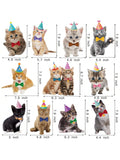 11PCS Baby Cat Honeycomb Centerpieces for Kitten & Cat-Themed Parties