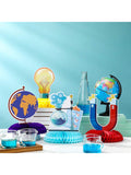 9pcs Science Party Honeycomb Centerpieces 3D Table Decorations for Lab Theme