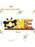 Bumble Bee Wooden Letter Sign Table Centerpiece Baby Shower 1st Birthday Decor