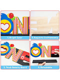 Plim Plim Wooden Letter Table Centerpiece Circus Clown First Birthday Decor