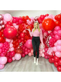 100 Pc 12 Inch Red Latex Balloons for Helium Birthday Wedding and Party Decor