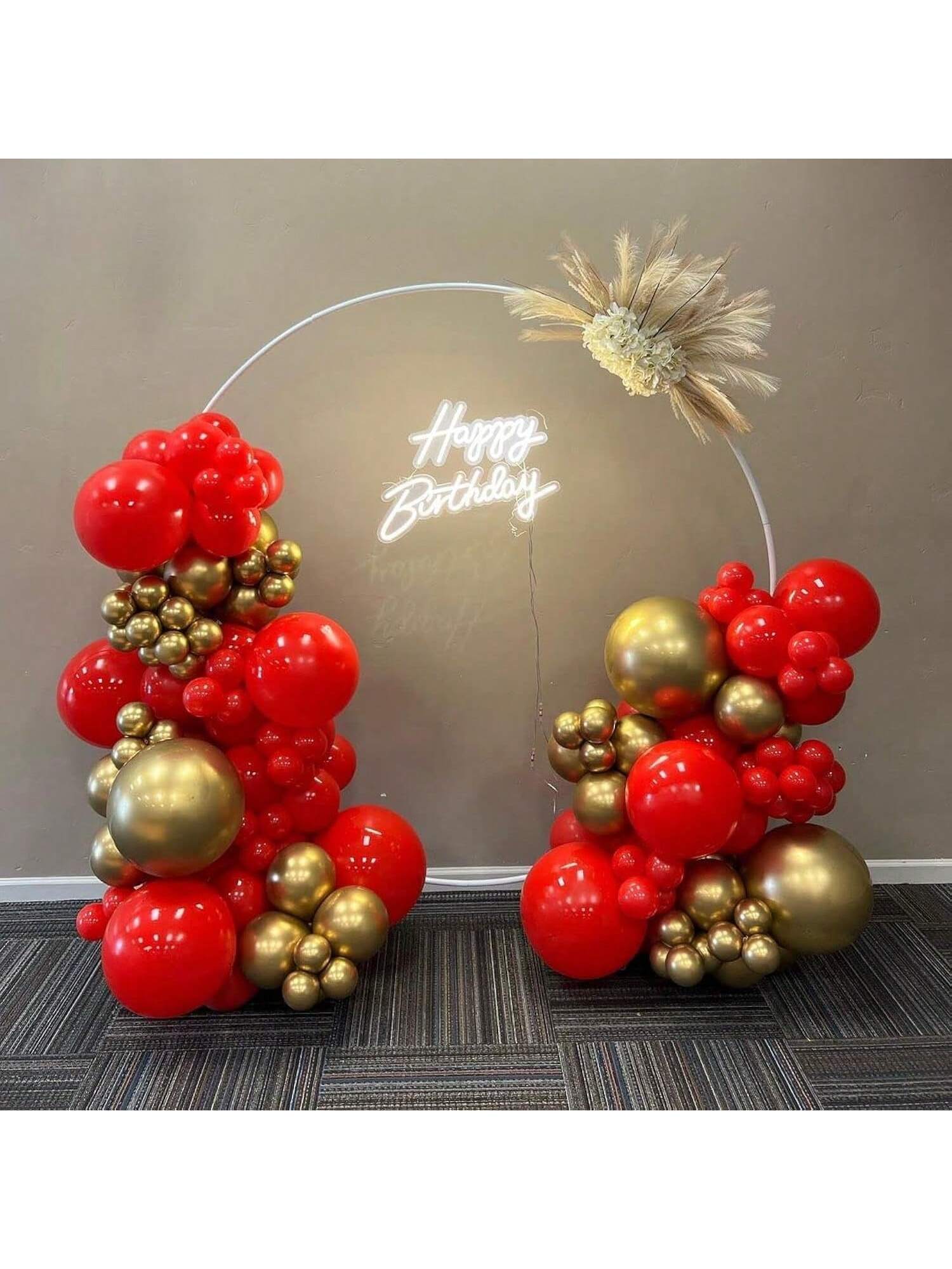 100 Pc 12 Inch Red Latex Balloons for Helium Birthday Wedding and Party Decor