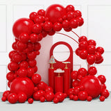 114 Pc Red Latex Balloon Garland Kit in Various Sizes for Birthday Wedding and Party