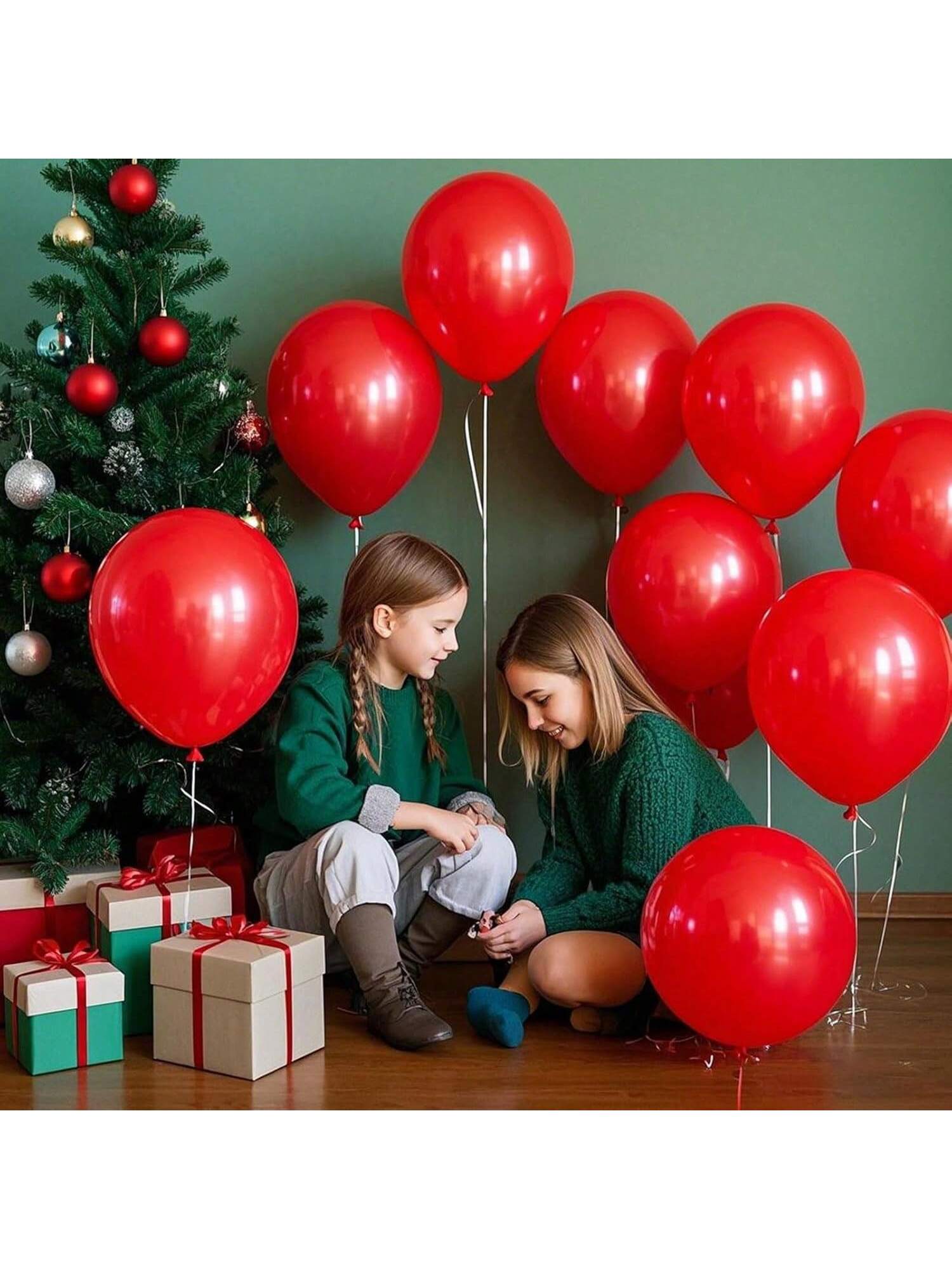 145PCS Matte Red Latex Balloon Arch Kit 18-5" Birthday Valentines Party Decor