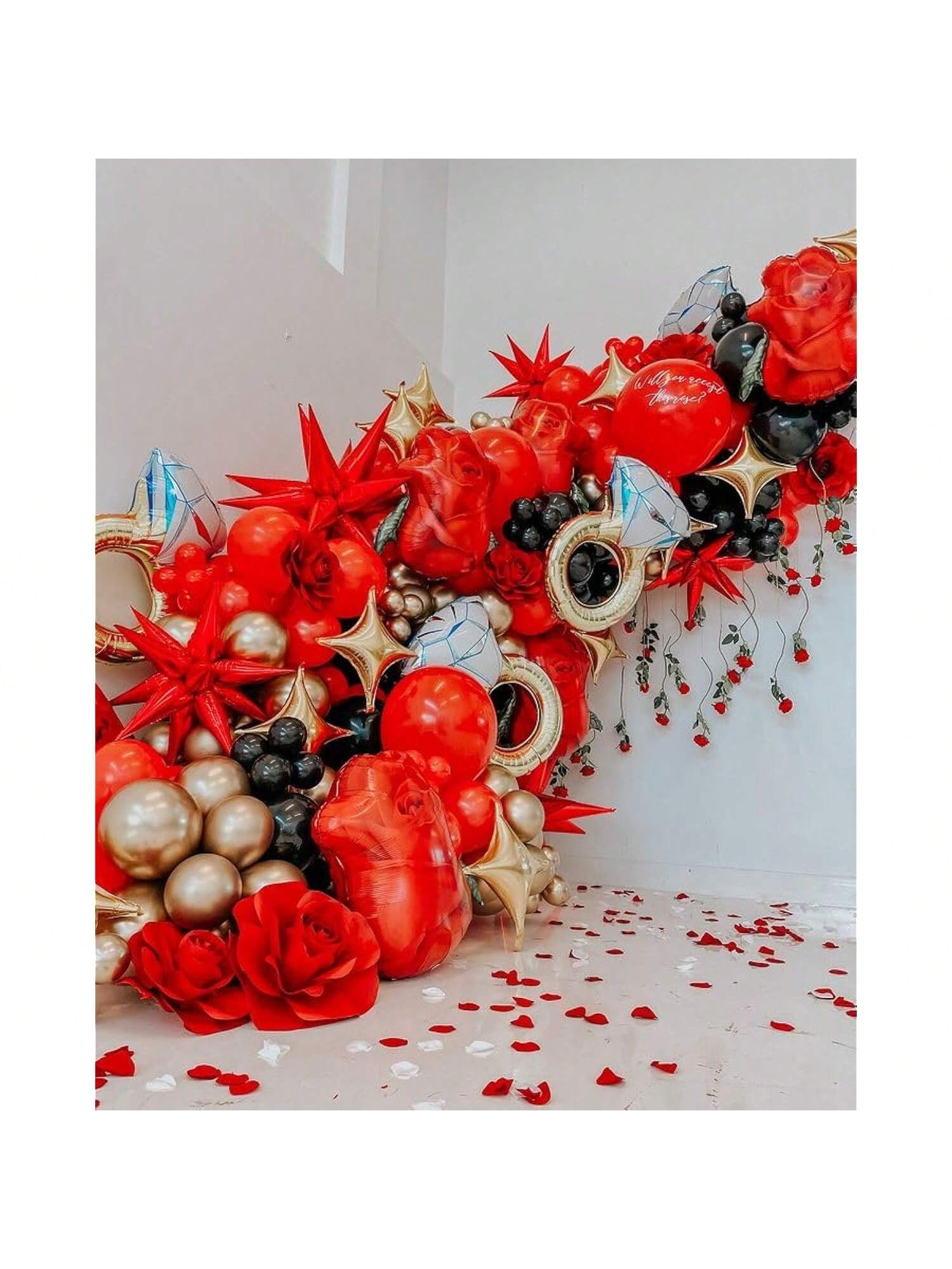 30PCS 18 Inch Red Latex Balloons Large Round for Valentine Wedding Party Decor