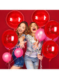 20PCS 18" Red Round Foil Balloons Helium Birthday Wedding Party Decor