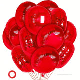 20PCS 18" Red Round Foil Balloons Helium Birthday Wedding Party Decor