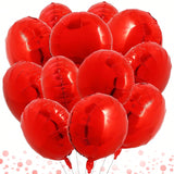 30PCS 18 Inch Large Red Foil Balloons for Birthday Wedding Baby Shower Decor