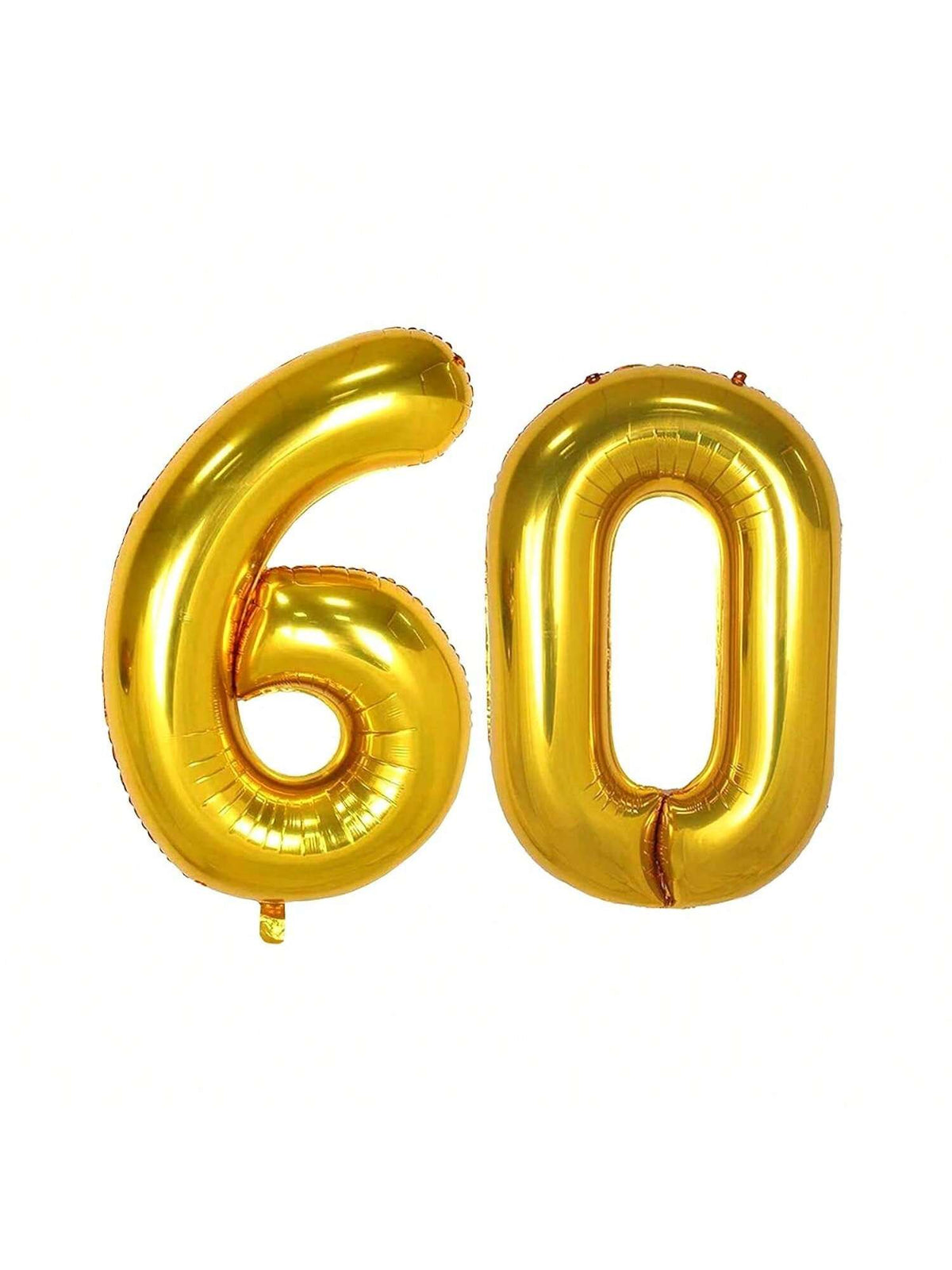 40 Inch Jumbo Gold Number 60 Foil Balloon Birthday Anniversary Party Decor