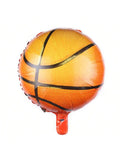 10PCS 18 Inch Basketball Foil Balloons Sports Birthday Party Decor