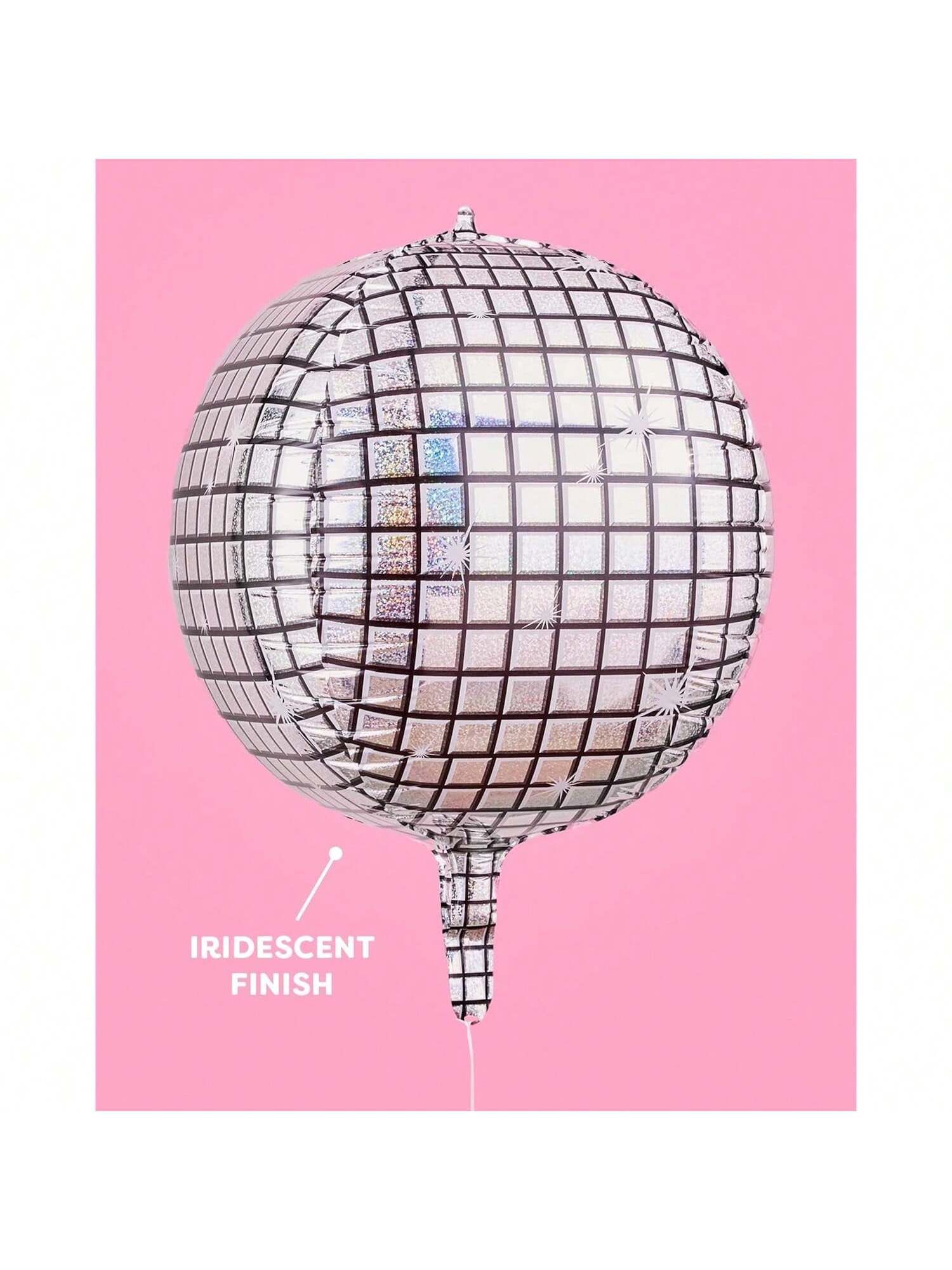 4pcs 22" Disco Ball Foil Balloons for Bachelorette & Birthday Party Decorations