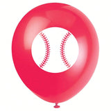 16PCS Baseball Party Latex Balloons for Sport Themed Birthday Decor