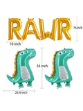 Rawr Balloons Dinosaur 2 Large Dino Balloons For Little Birthday Party Decorations