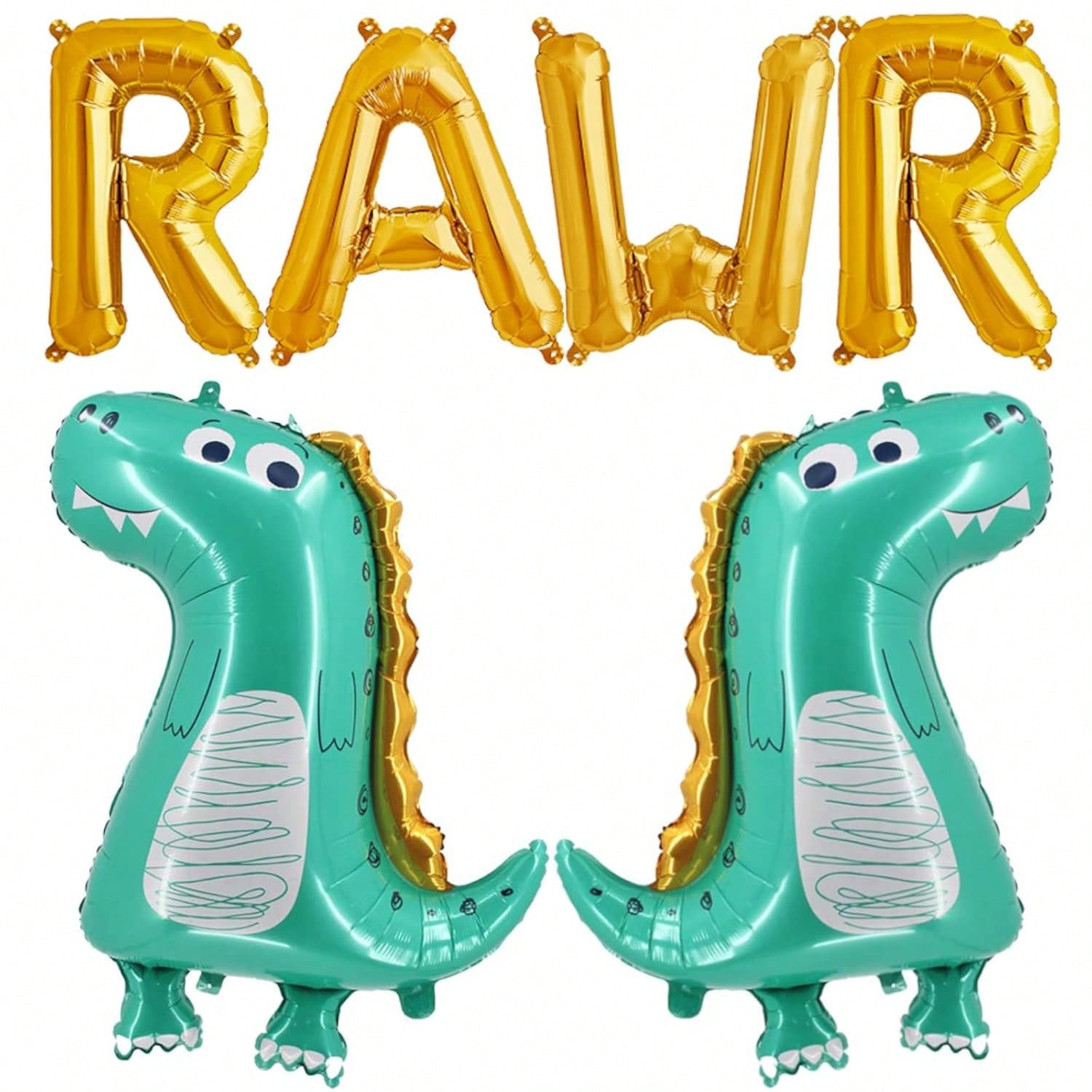 Rawr Balloons Dinosaur 2 Large Dino Balloons For Little Birthday Party Decorations