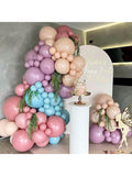 10PCS 18 Inch Coral Red Matte Latex Balloons Round Wedding Birthday Decor