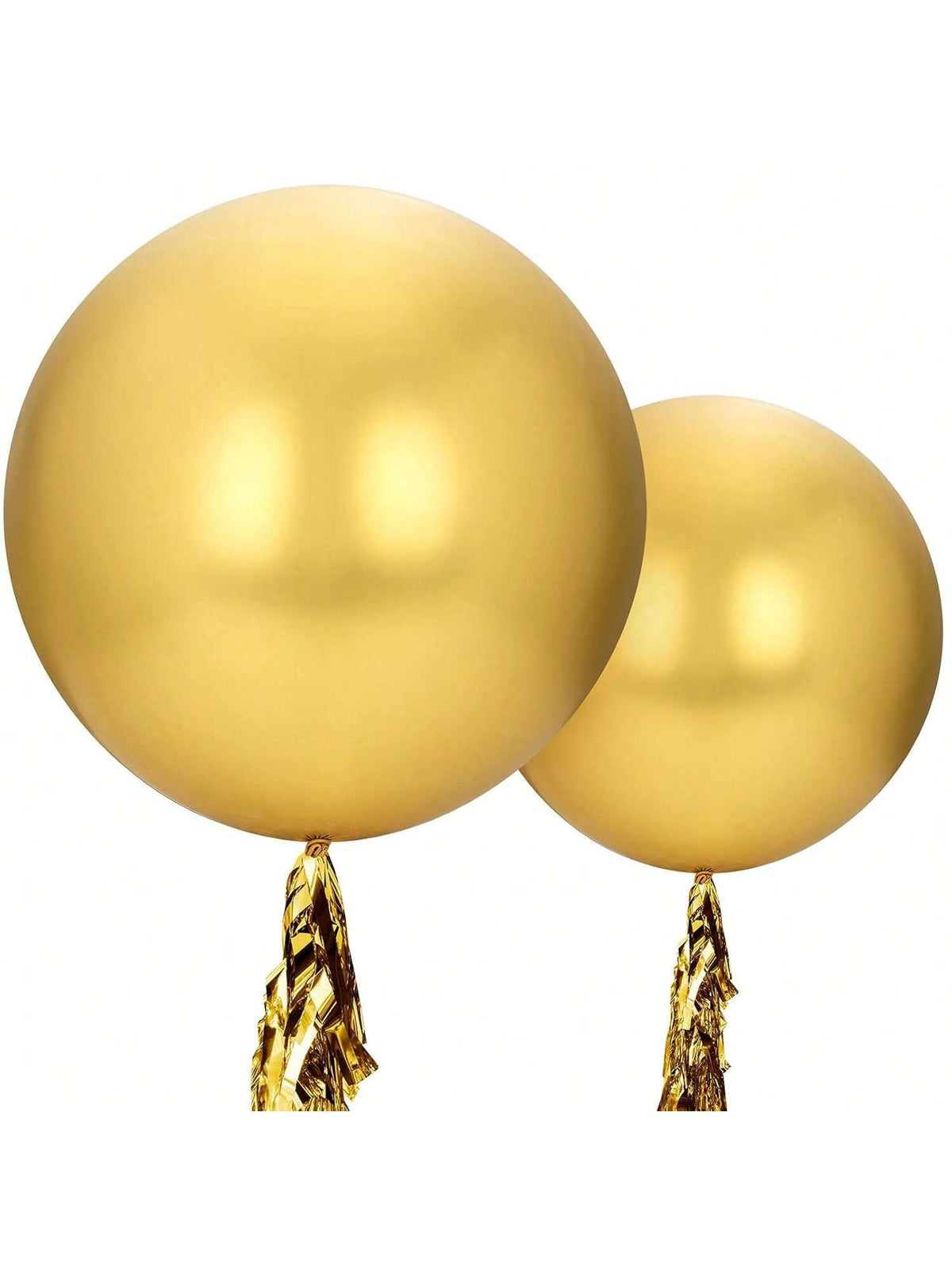 3-Piece 36-Inch Gold Metallic Jumbo Balloons for Birthday Wedding Party Decor